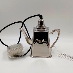 Paul Michael Company Kitchen Bar Teapot Light Fixture Silver Chrome